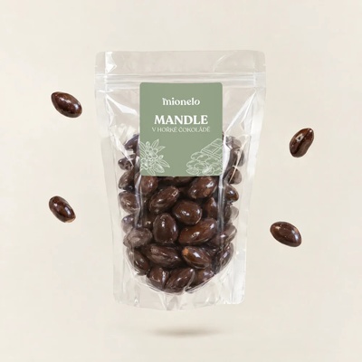 Allnature Mandle v hořké čokoládě 500 g
