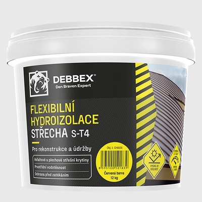 Debbex Flexibilní hydroizolace STŘECHA S-T4 5kg Šedá