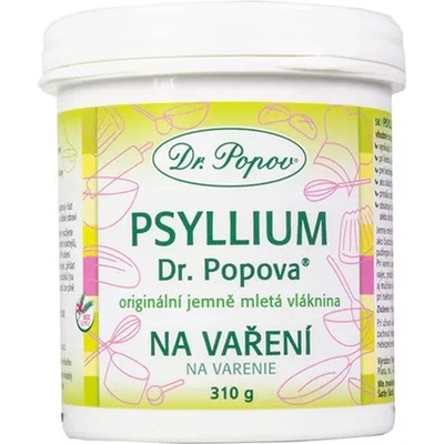 Dr. Popov Psyllium Vláknina NA VAŘENÍ dóza 310 g