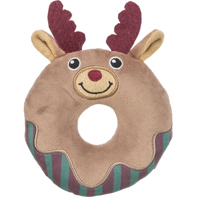 Trixie xmas vánoční plyšový kroužek los 14 cm