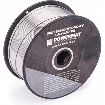 POWERMAT Svařovací drát trubičkový, 0,8 mm, 1 kg PM-FLUX-0_8-1KG – Hledejceny.cz