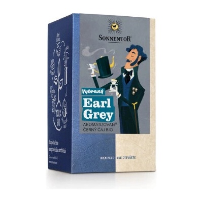 Sonnentor Čaj Vybraný Earl Grey porcovaný dvoukomorový 27 g