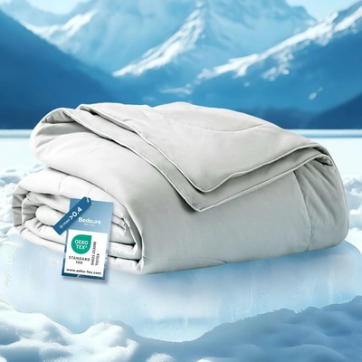 BEDSURE chladicí letní deka Arc-Chill 220x240 šedá