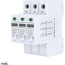 Přepěťová ochrana pro fotovoltaiku 3P DC 1200 V T1+T2 na DIN lištu Schelinger BM-A53-SPD-MOV-DC-3P-T1T2