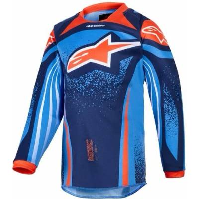 Alpinestars Racer Nomur Kids 2027 tmavo modrá/oranžová/čierna