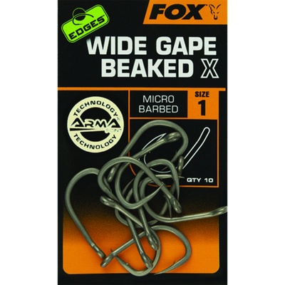 Fox Edges Wide Gape Beaked X Hooks vel.4 10 ks