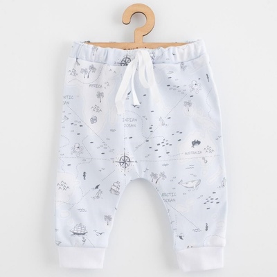 New Baby Dětské bavlněné kalhoty Jogger For Babies ocean Modrá – Hledejceny.cz