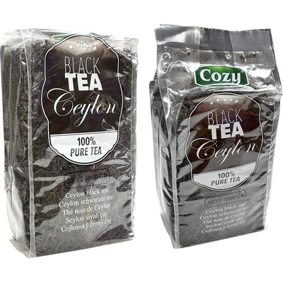 Cozy Černý čaj Ceylon COZY 1000 g 100% čistý sypaný čaj 1 kg