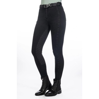 HKM Dámské rajtky Harbour Island Denim kneegrip Černá – Hledejceny.cz