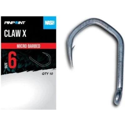 Nash Háčky Claw X Micro Barbed 10 ks vel.6
