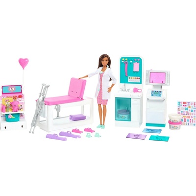 Mattel Barbie KLINIKA 1. POMOCI S DOKTORKOU HERNÍ SET