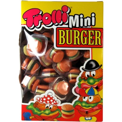 Trolli Mini burger bonbóny želé, 80 x 10 g