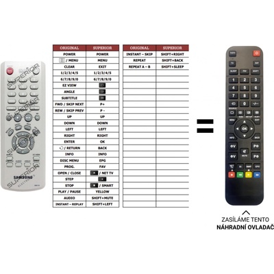Dálkový ovladač Predátor Samsung 00266(DVD+VCR) – Hledejceny.cz