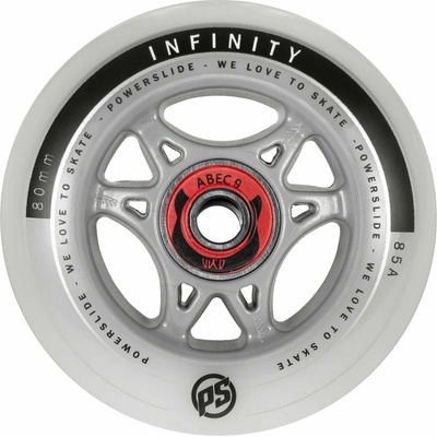 POWERSLIDE Infinity 80mm 85A RTR ABEC 9/Spacer, 4-pack