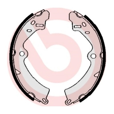 BREMBO Sada brzdových čeľustí S79508