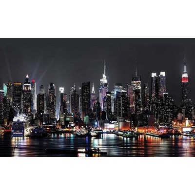 Postershop Fototapeta vliesováNoční New York 2, rozměry 184x254 cm