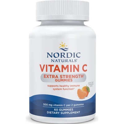Nordic Naturals Vitamín C Extra strength 60 gumových bonbónů