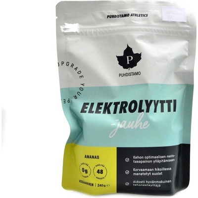 Puhdistamo Electrolyte Powder Lemon Lime 240 g