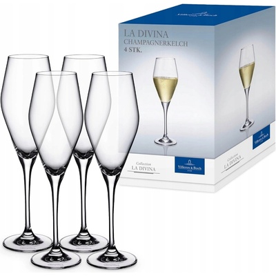 Villeroy & Boch La Divina sklenice na šampaňské 4 x 260 ml
