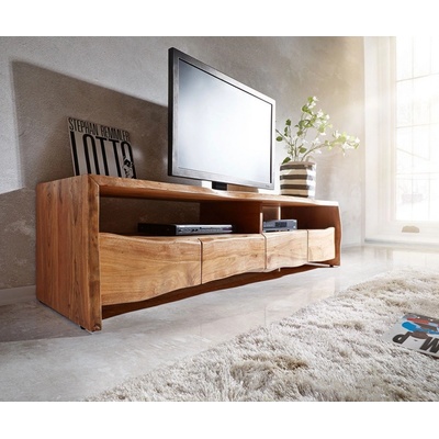 Delife Live Edge 190 cm 4 šuplíky 2 přihrádky – Hledejceny.cz