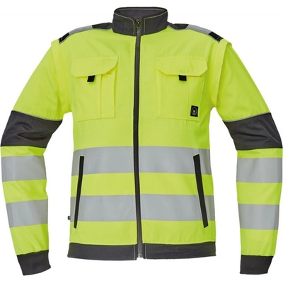 Cerva MAX VIVO HI VIS pracovná bunda žltá
