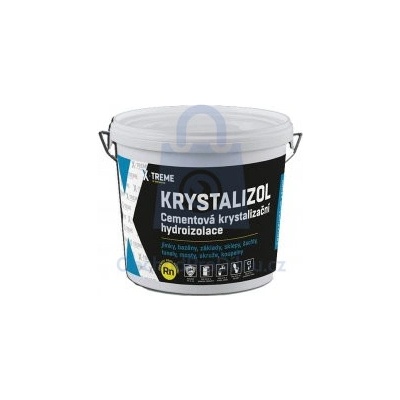 Hydroizolace hloubková Krystalizol, Den Braven 5 kg (kbelík) šedá, balení 1 ks