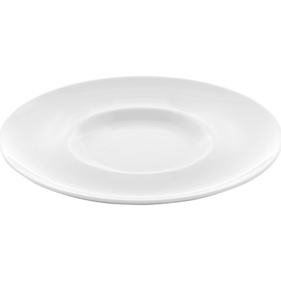 FINE DINE Plytký tanier so širokým okrajom 310 mm, biely Bianco
