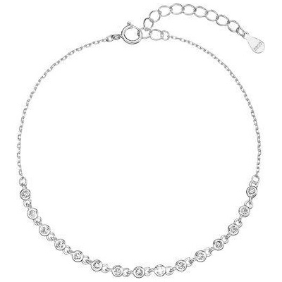 Pavona Pozlacený stříbrný ROSE náramek s malými zirkony 13031.1 crystal