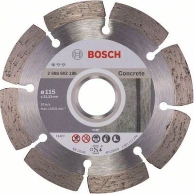 Bosch Dia kotouč Standard for Concrete 115 x 22,23 x 1,6 mm 2608602196 – Hledejceny.cz