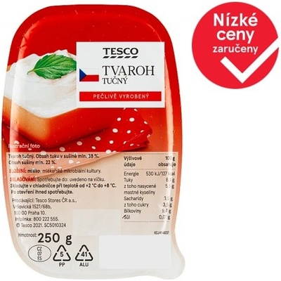 Tesco Tvaroh tučný 250 g