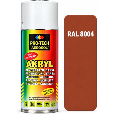 PRO-TECH akrylová farba v spreji 400 ml hnedá medená