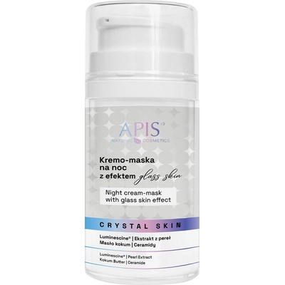 Apis Crystal Skin Noční krém-maska pro glass skin efekt 50 ml