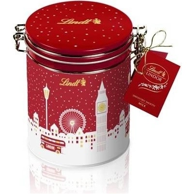 Lindt Lindor Vánoční dóza Řím 150 g