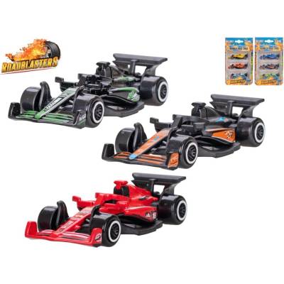 Roadblasters formule 7,5cm kov volný chod 3barvy 3ks v krabičce