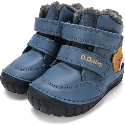 D.D.Step Detské zimné topánky W029 62556A Marine