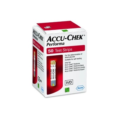 Accu Chek Performa prúžků 50 ks