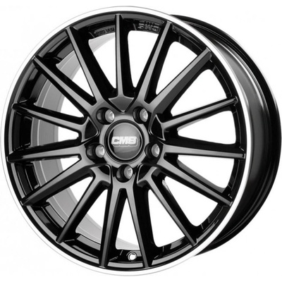 CMS C23 8x20 5x108 ET44 diamond black rim