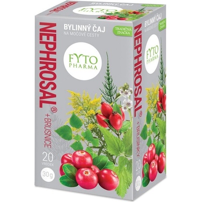 Fytopharma Nephrosal brusinky bylinný čaj 20 x 1,5 g