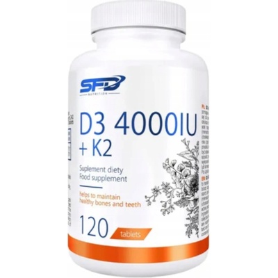 SFD Nutrition Vitamín D3 4000 + K2 120 tablet