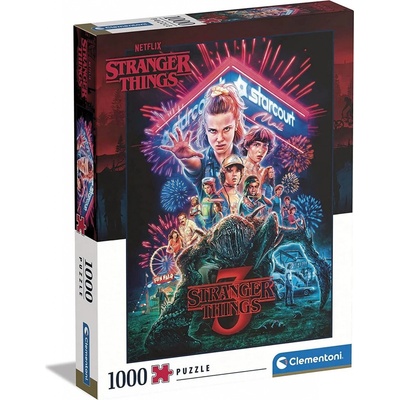 Clementoni Netflix Stranger Things 2 39543 1000 dílků