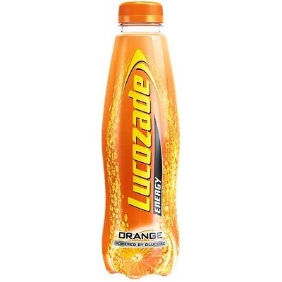 Lucozade sycený glukózový nápoj s příchutí pomeranče 4 x 380 ml