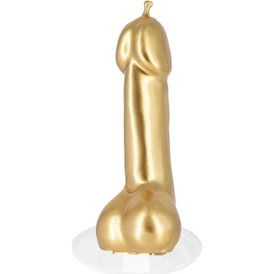 PartyPal Zlatá svíčka penis 10cm