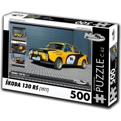 Retro-Auta č. 62 Škoda 130 RS 1977 500 dílků