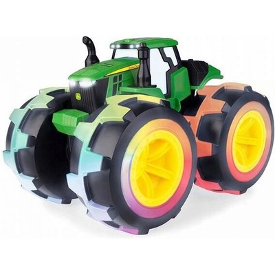 Tomy Traktor John Deere se svítícími pneumatiky