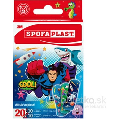 3M Spofaplast Detské náplasti 2 veľkosti (118) Chlapec 20 ks