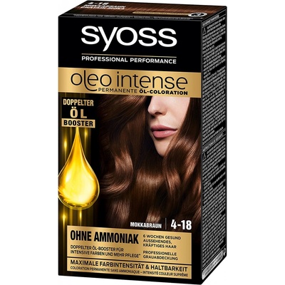 Syoss Oleo Intense Color 4-18 hnědá moka