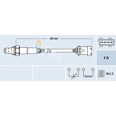 Lambda sonda FAE 77232