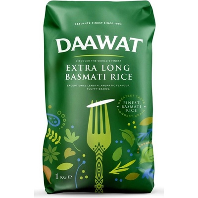 Daawat Basmati rýže Extra Dlouhá 2 kg