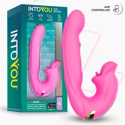 InToYou App Series Bimby Bitting & Tapping Vibrator with Remote & App