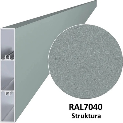 i-pohony Hliníkový profil lamela 100x16x6000 mm se strukturou, RAL7040